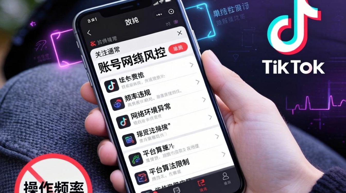 TikTok 关注失败原因及解决方案