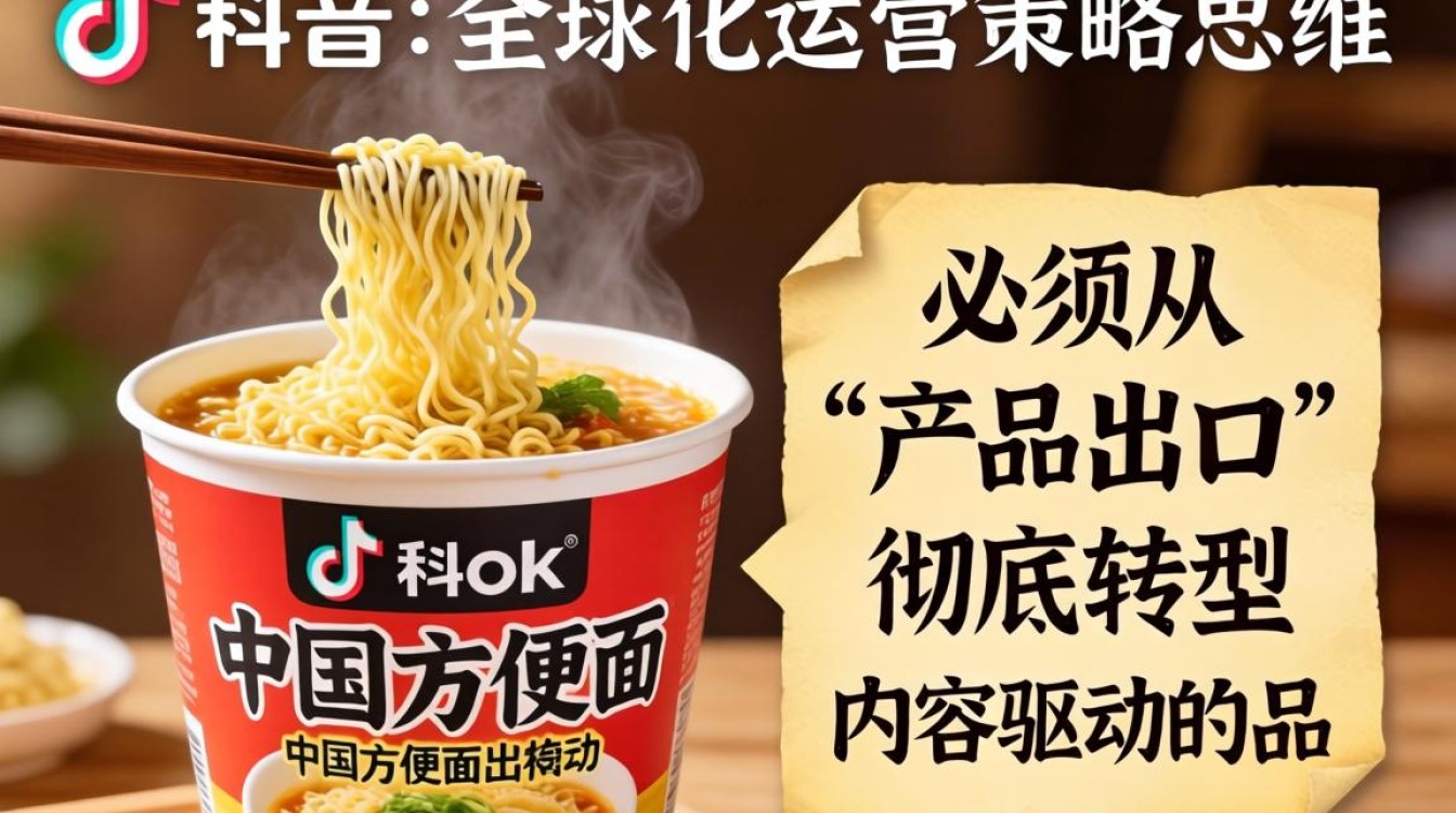 TikTok 中国方便面如何走向全球