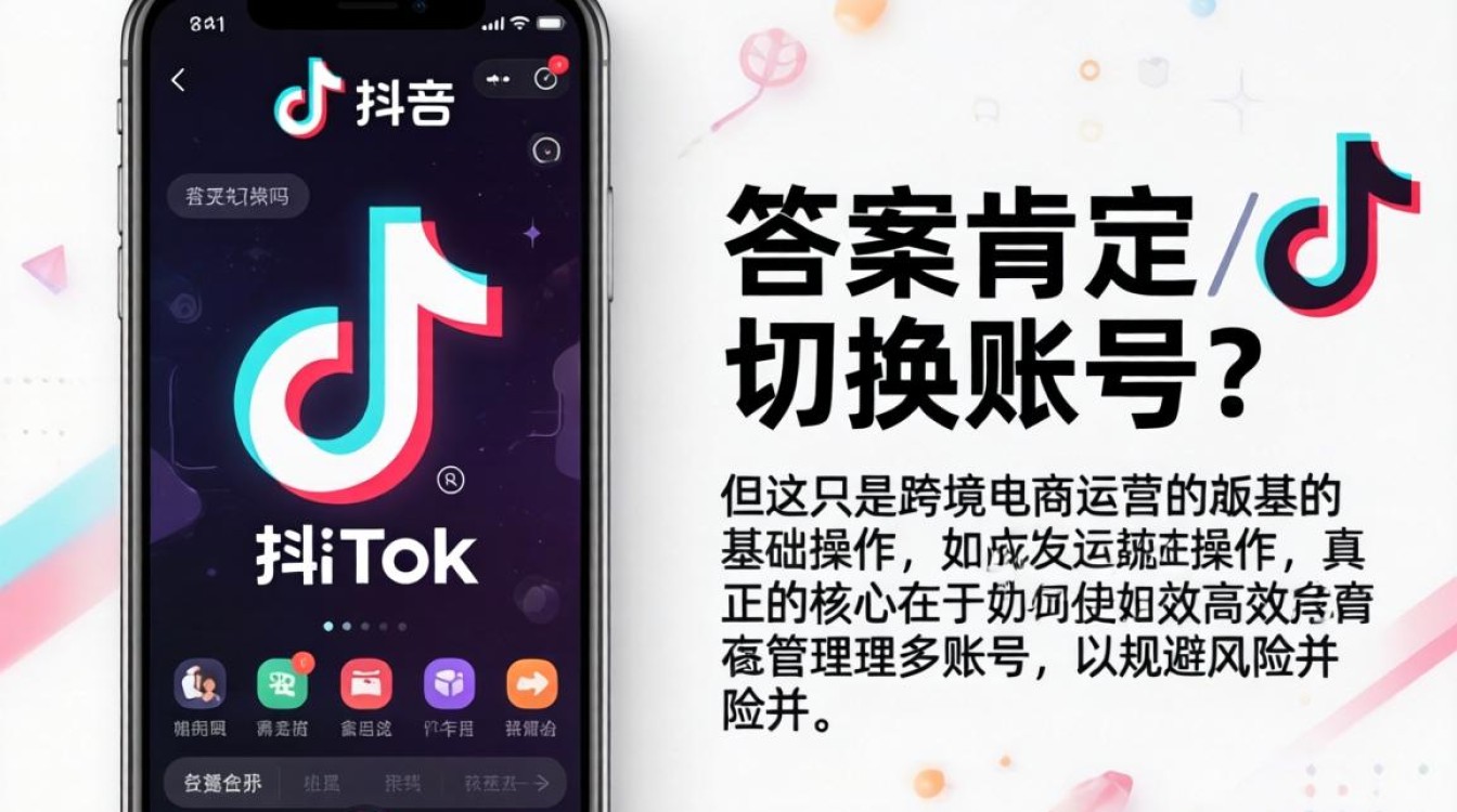 TikTok 可以切换账号吗