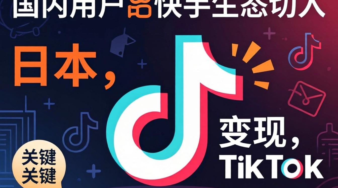 快手在国内使用日本tiktok变现方法新手必看