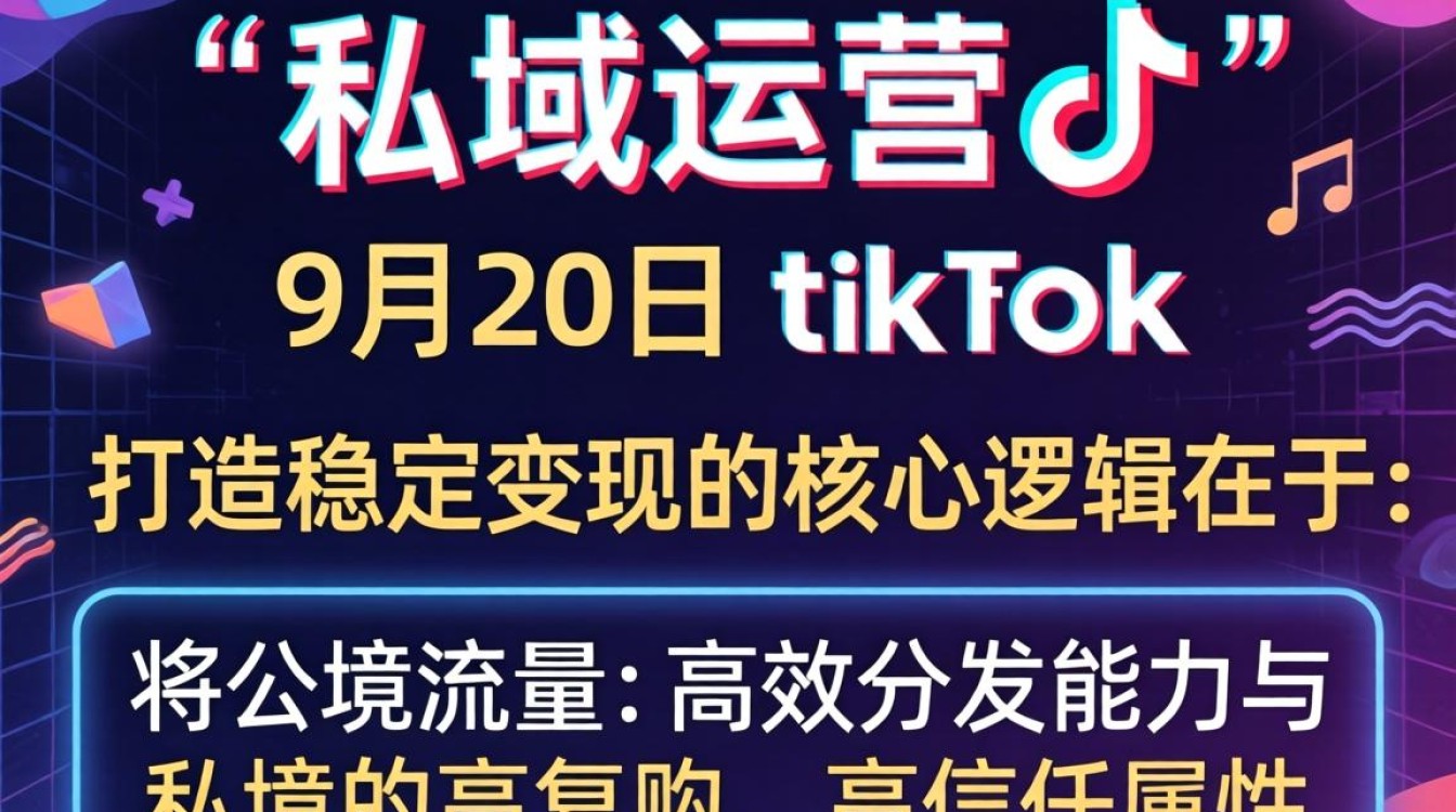 私域运营 9 月 20 日 tiktok 打造稳定变现