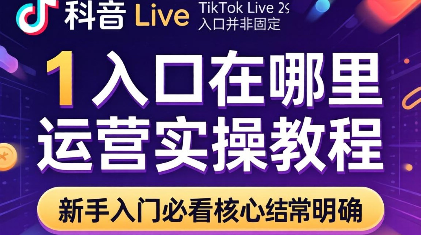 TikTok live 入口在哪里