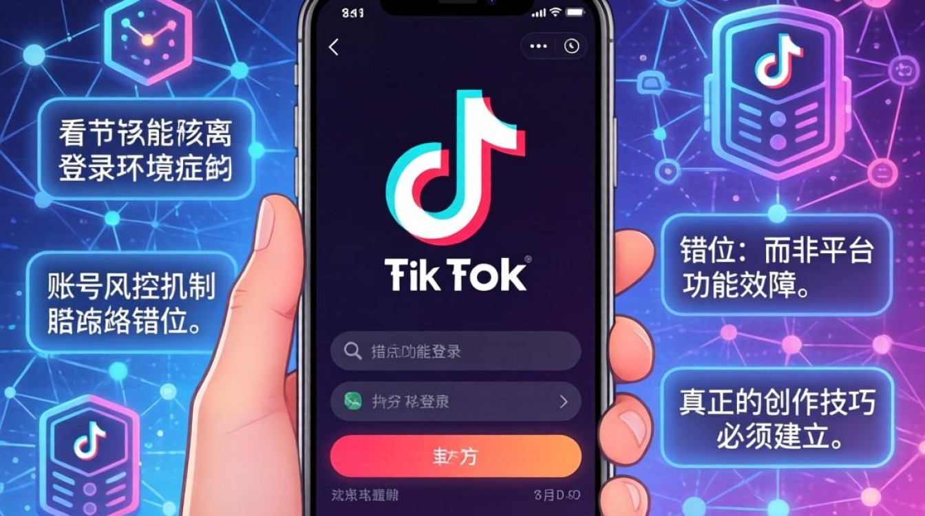 TikTok 可以看不能登录怎么办