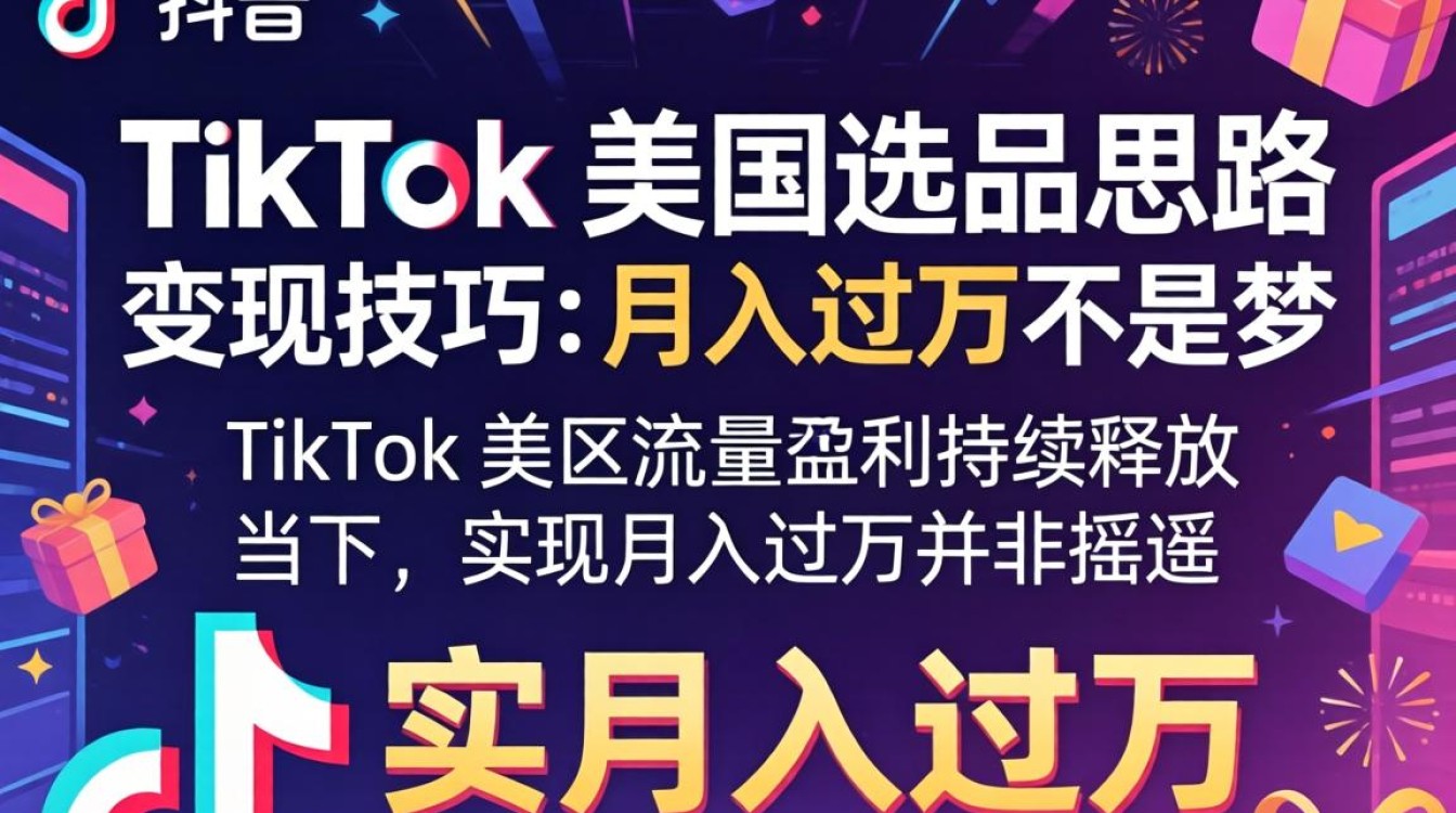 TikTok 美区选品思路变现技巧