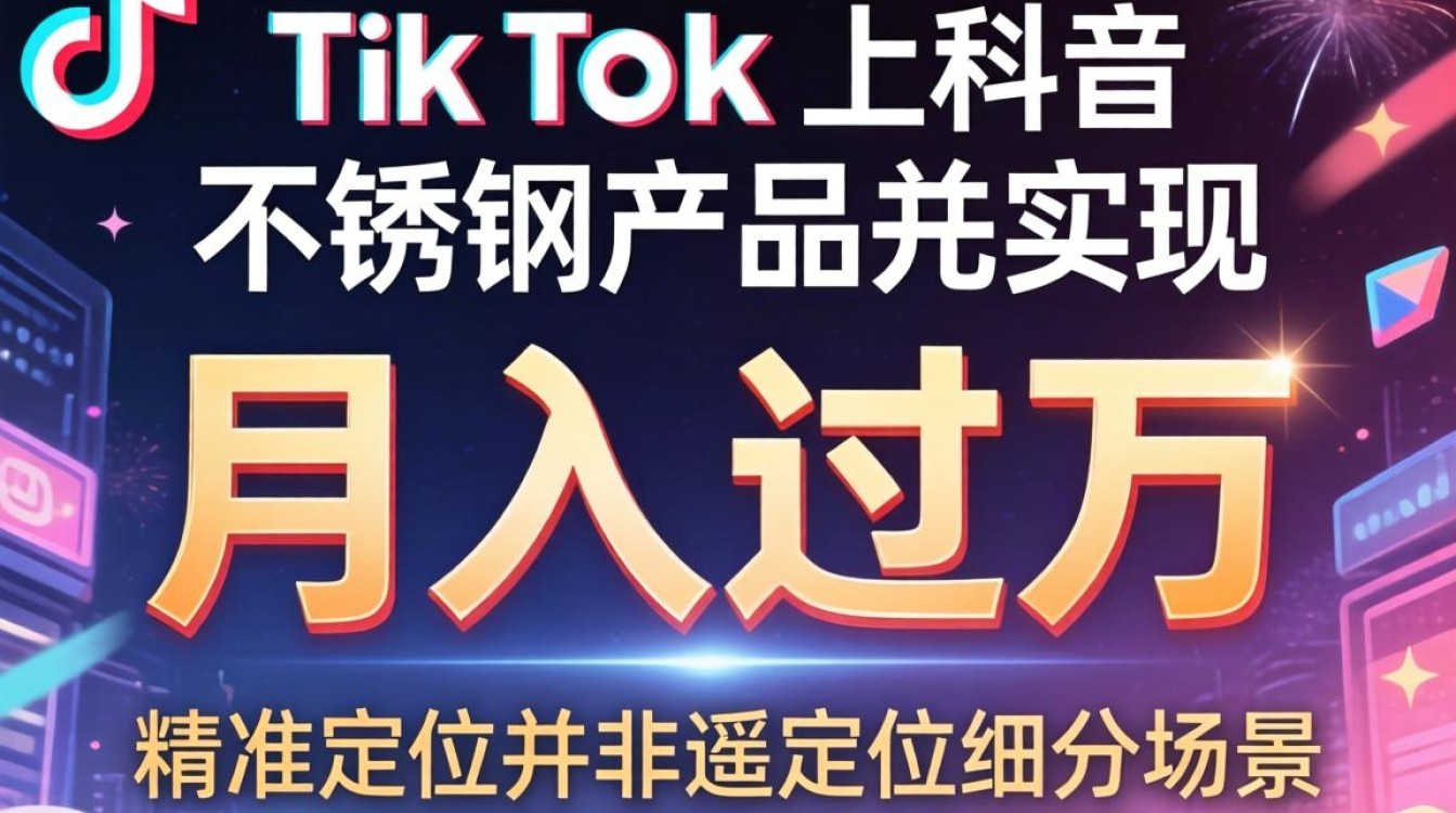 TikTok 不锈钢带货月入过万技巧