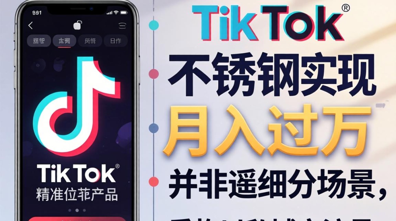 TikTok 不锈钢带货月入过万技巧