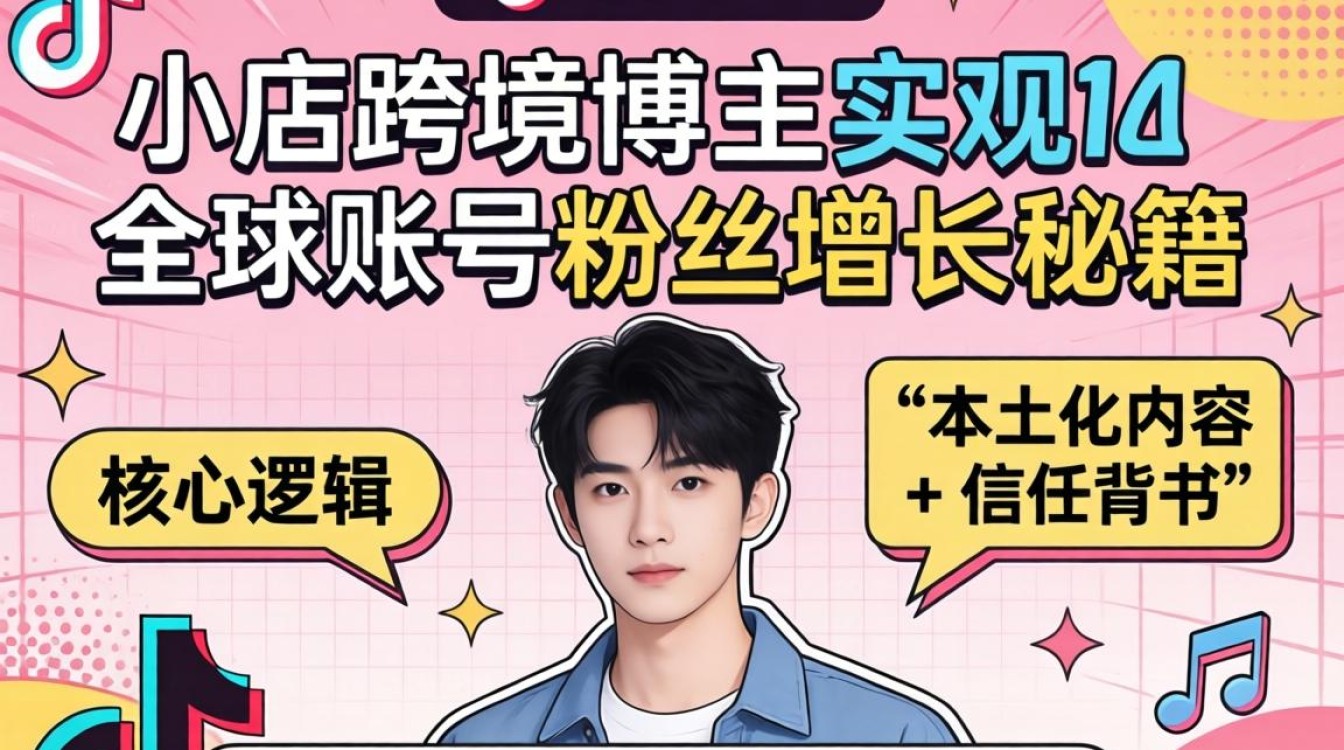 TikTok 小店跨境博主如何快速涨粉