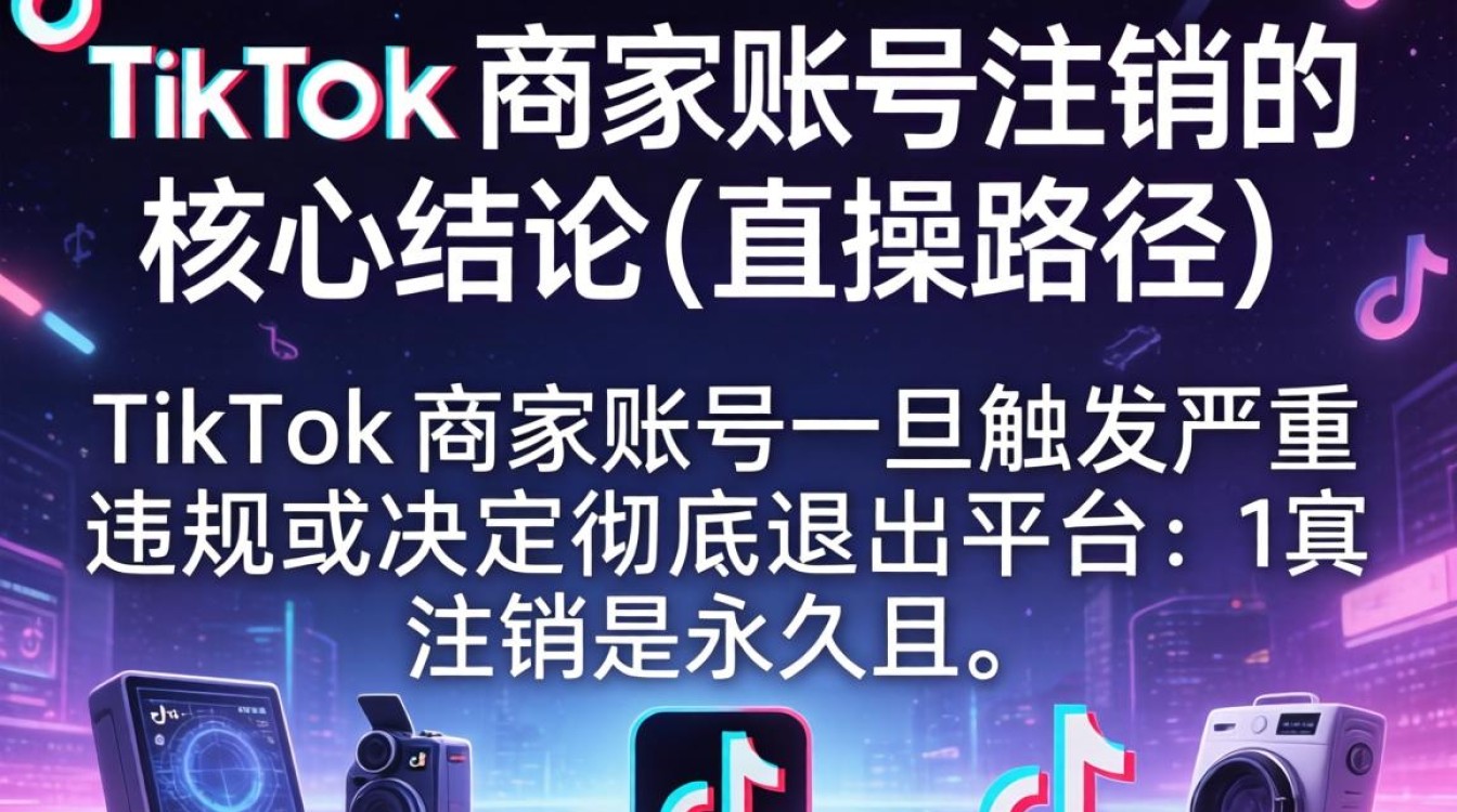 TikTok 怎么注销商家账号