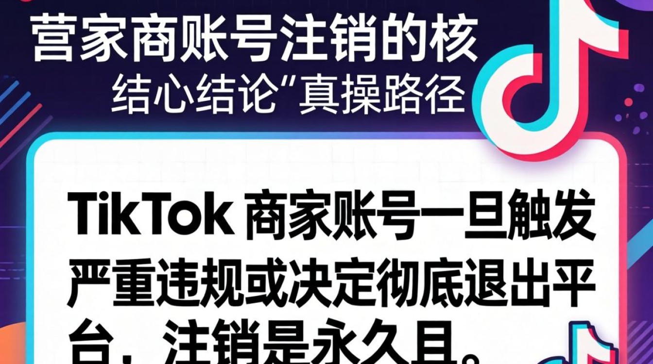TikTok 怎么注销商家账号