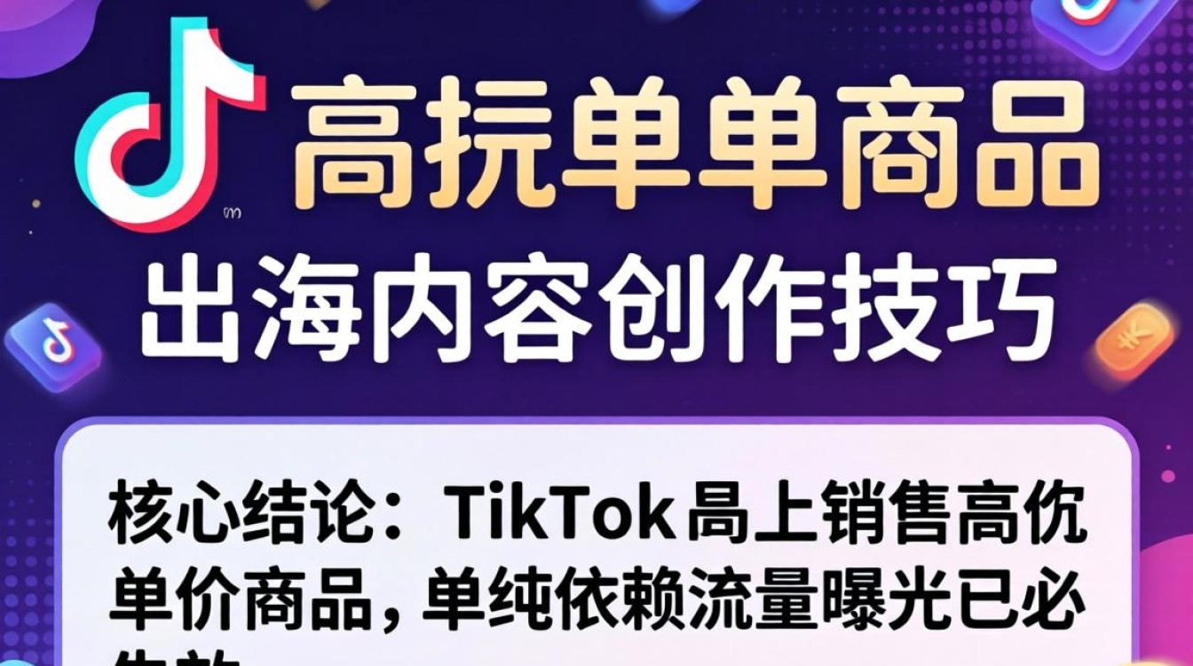 TikTok 高客单商品怎么卖