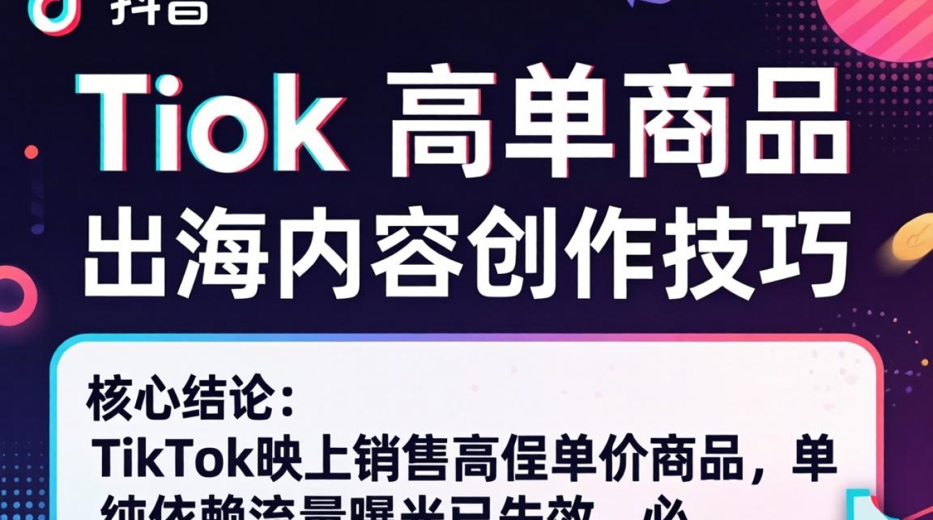 TikTok 高客单商品怎么卖
