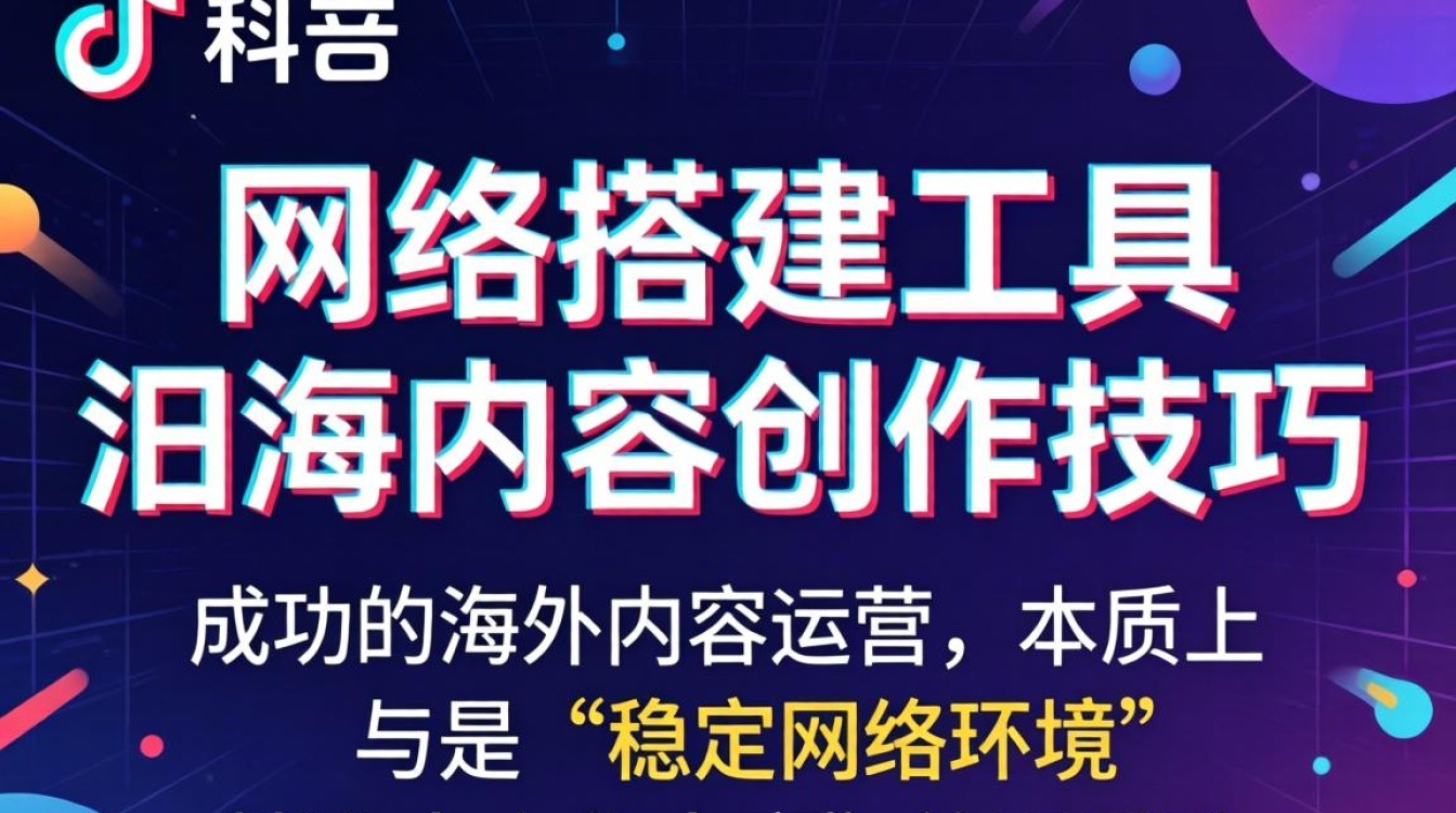 TikTok 网络搭建工具怎么用