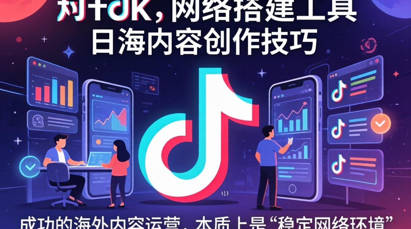 TikTok 网络搭建工具怎么用