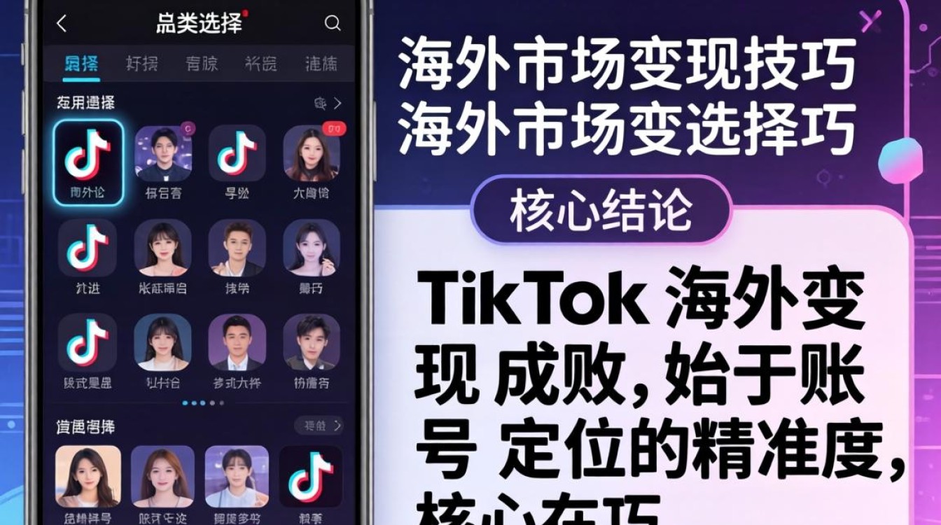 TikTok 类目选择界面在哪