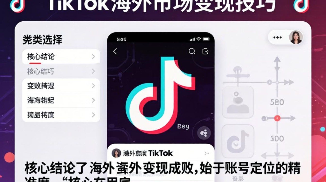 TikTok 类目选择界面在哪