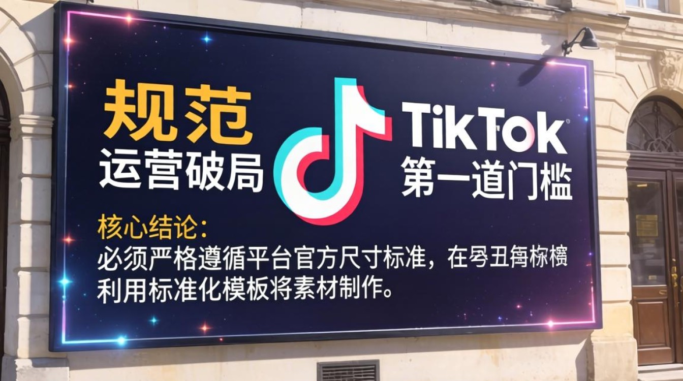 TikTok 尺寸图生成模板怎么设置