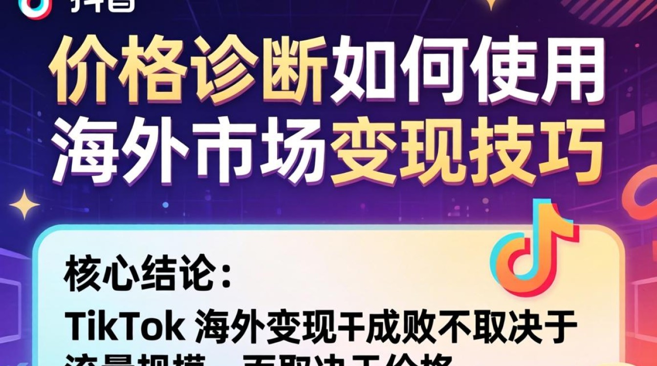 TikTok 价格诊断如何使用
