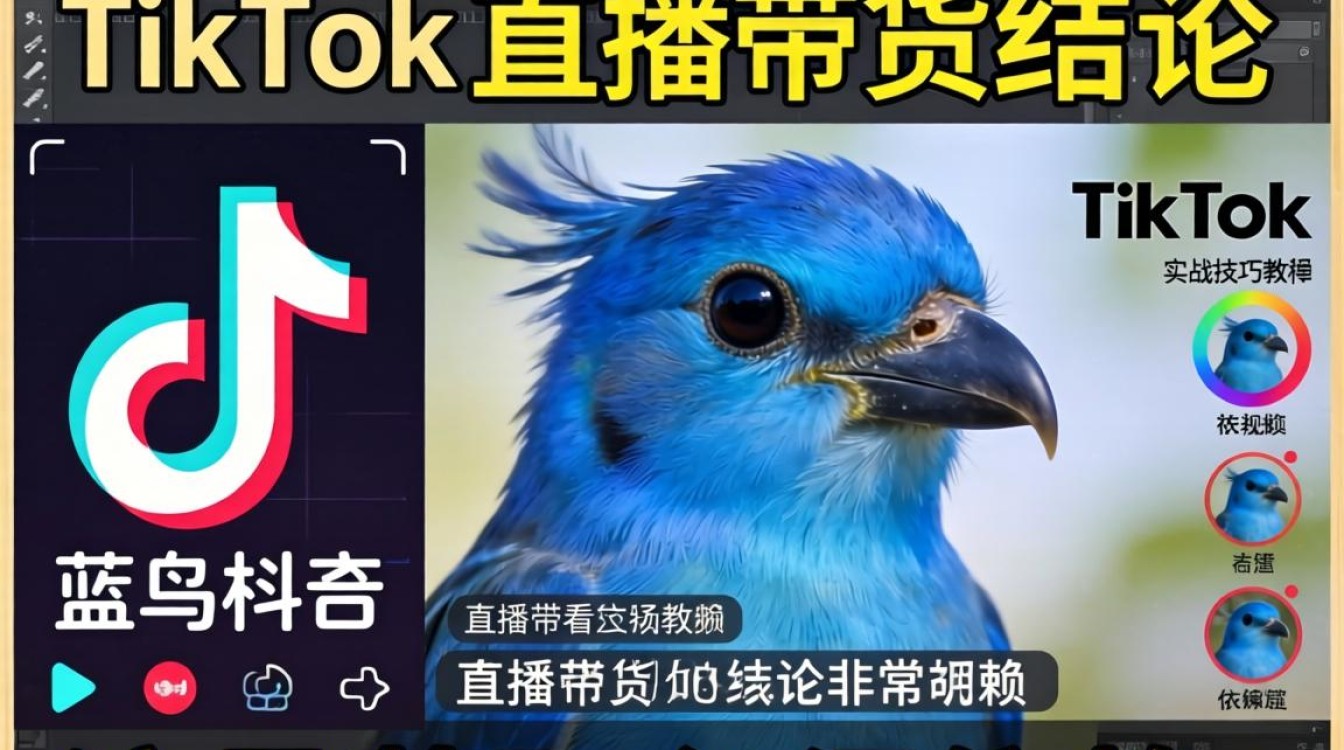 直播带货蓝鸟怎么看TikTok视频