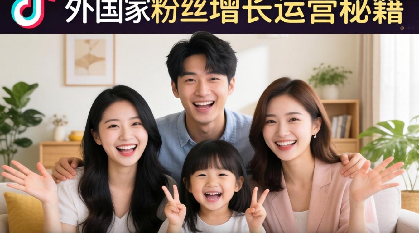 TikTok 外国家庭搞笑如何涨粉