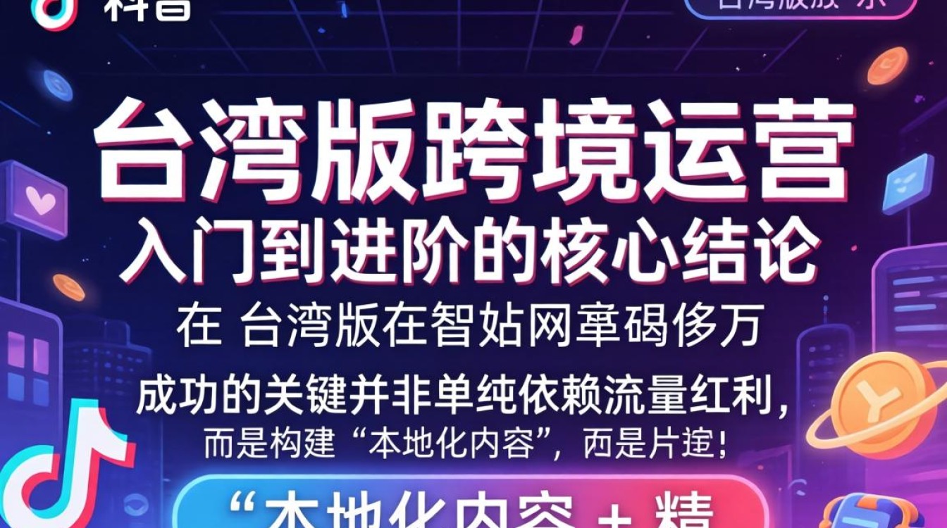 TikTok 台湾版网站跨境运营从入门到进阶