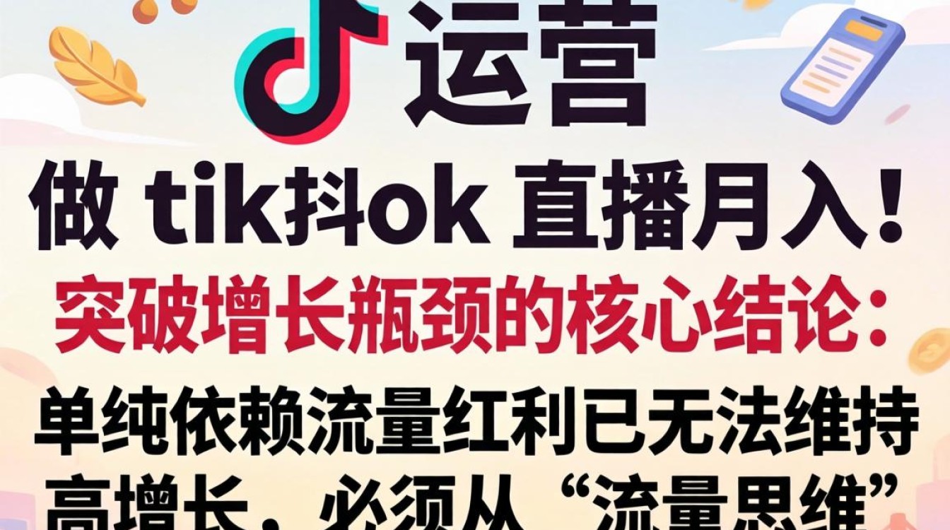 高级运营做tiktok主播月入多少