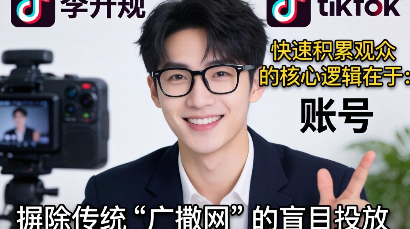 直播引流李升规tiktok账号快速积累观众