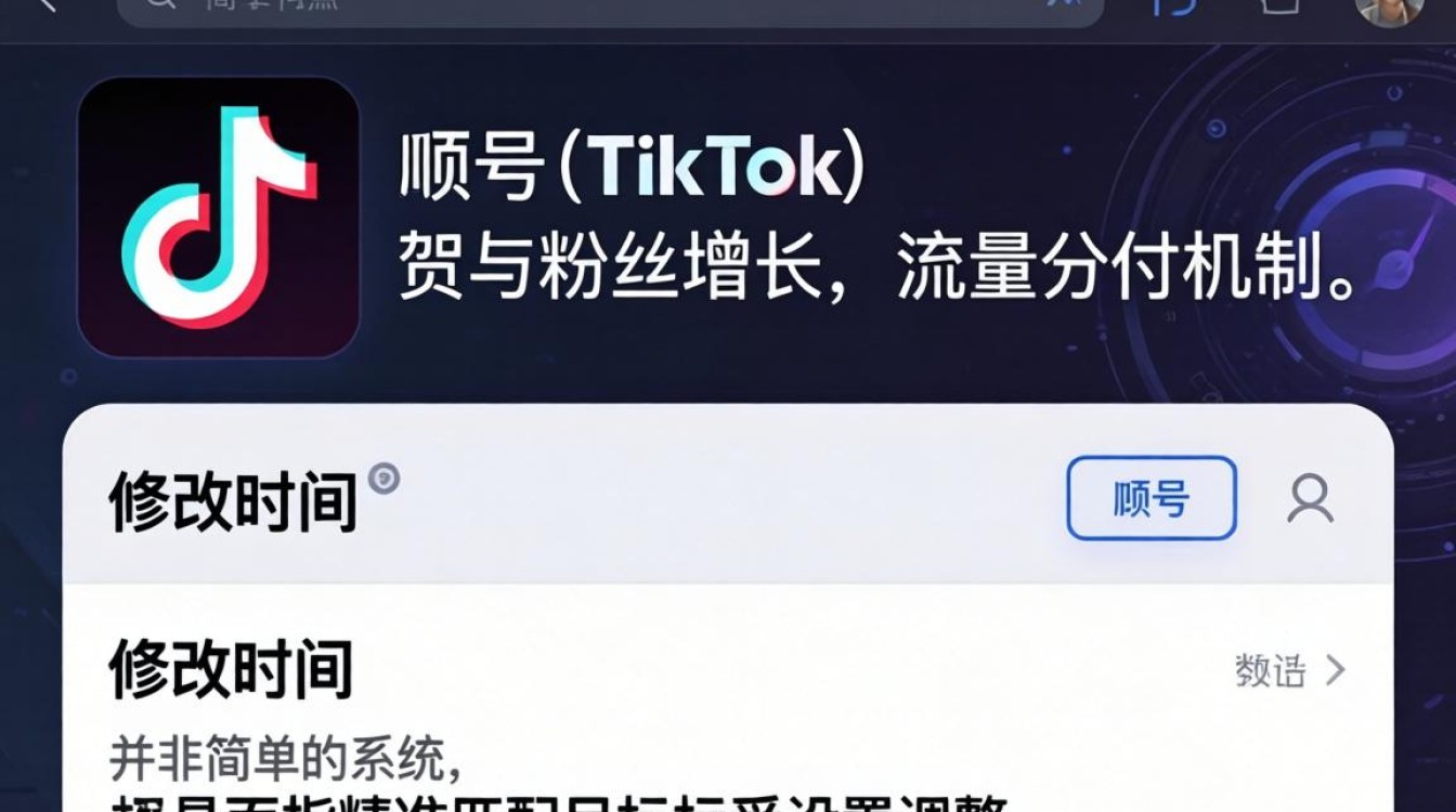 TikTok 时间怎么改
