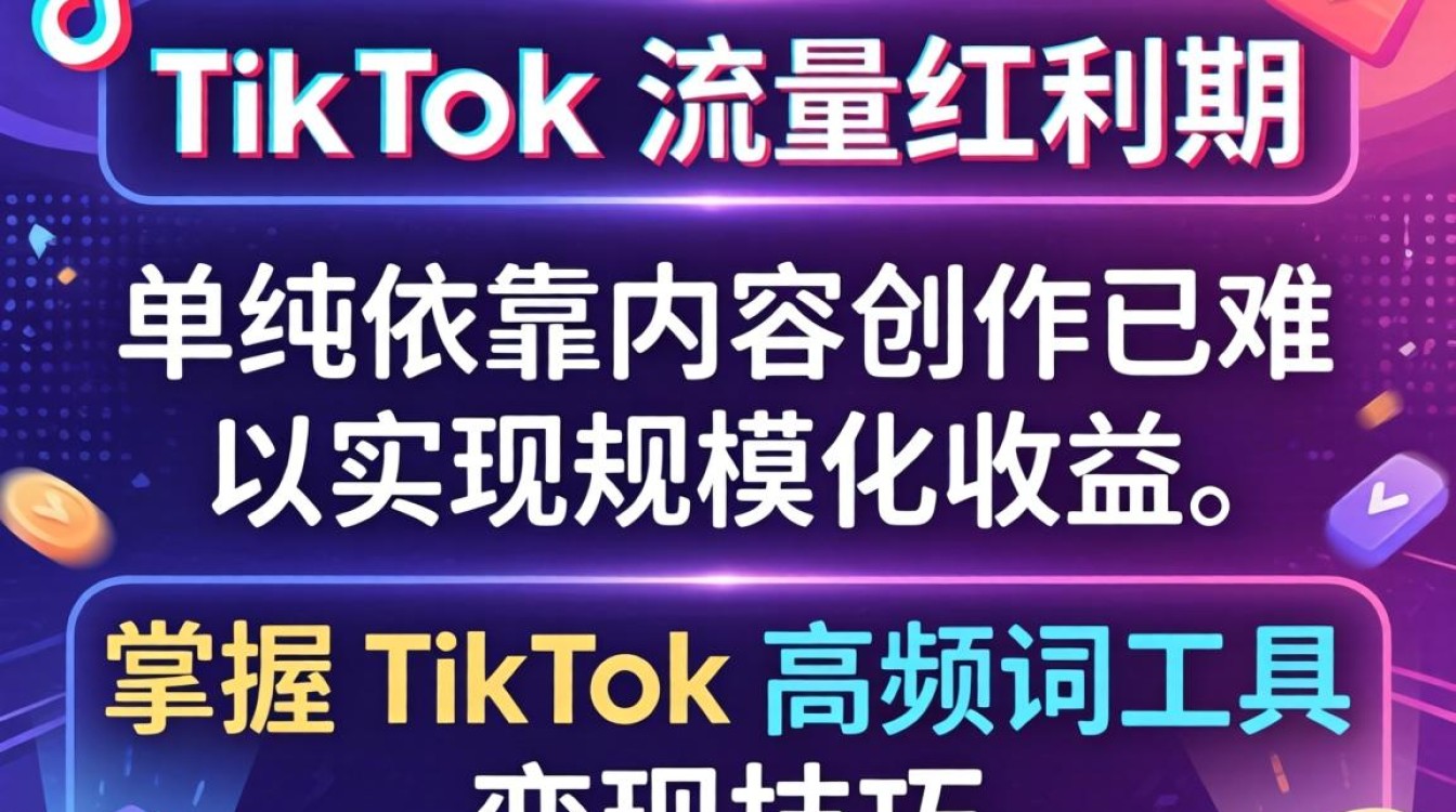 TikTok 高频词工具变现技巧
