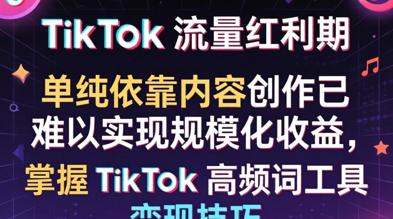 TikTok 高频词工具变现技巧