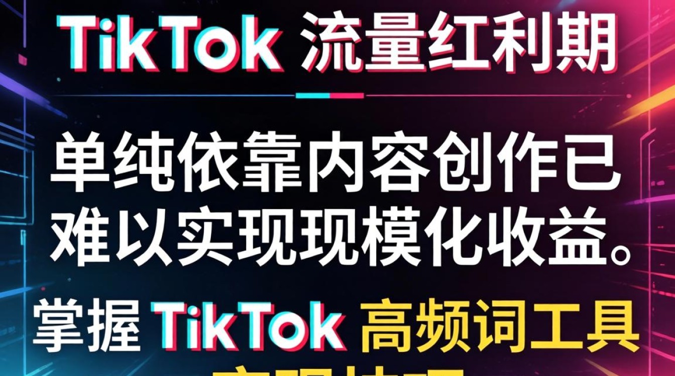 TikTok 高频词工具变现技巧