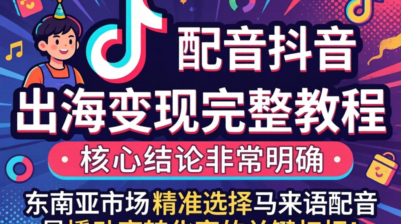 TikTok 配音马来语出海变现完整教程怎么做