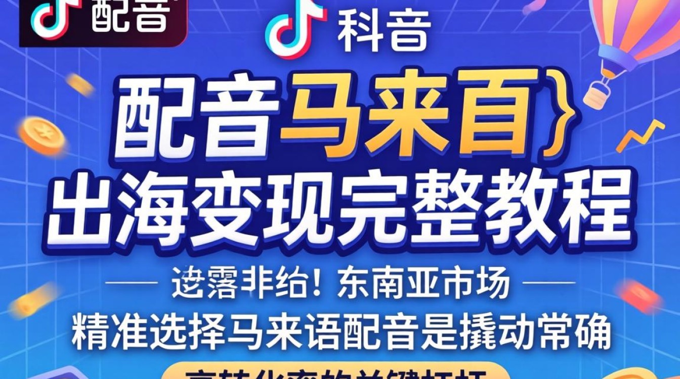 TikTok 配音马来语出海变现完整教程怎么做