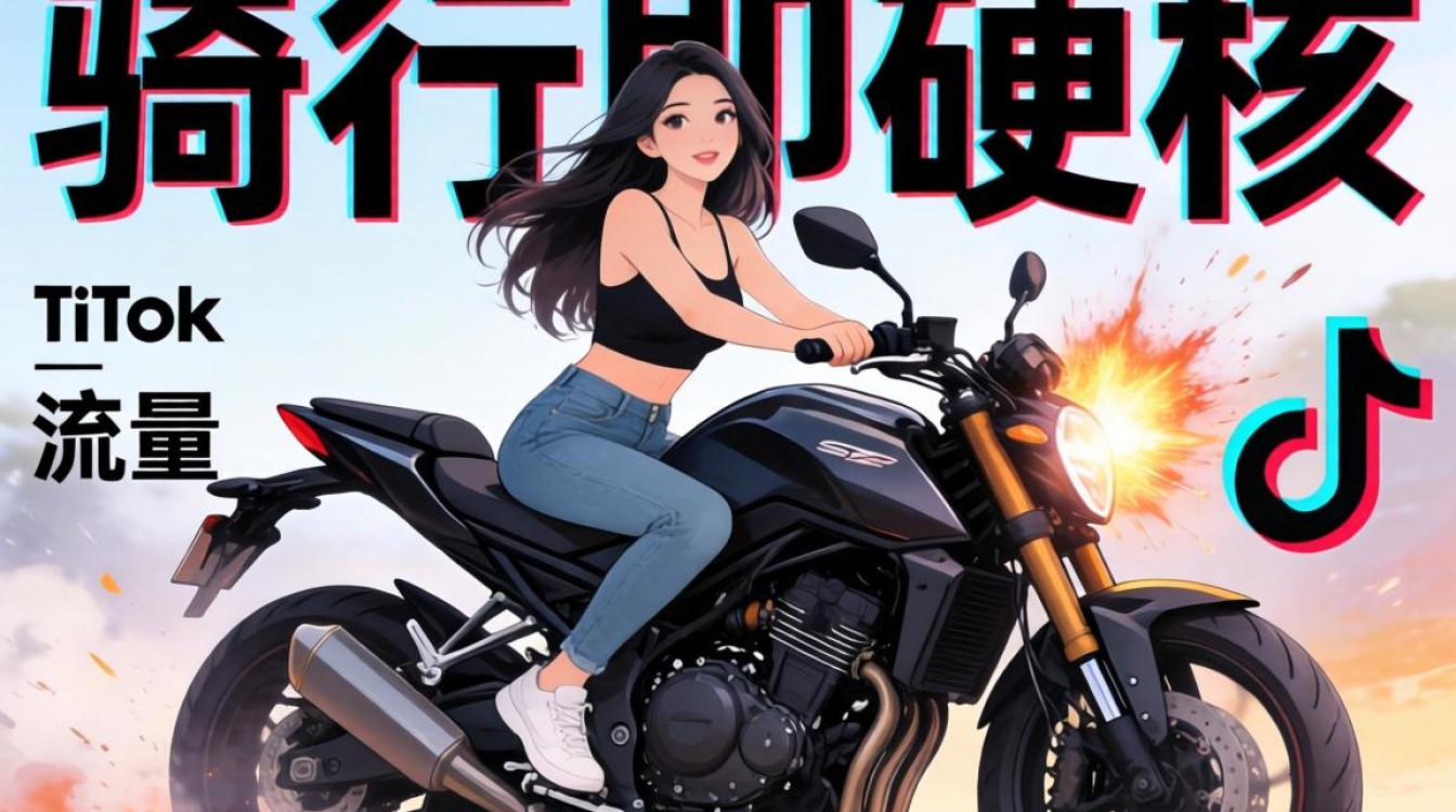 TikTok 里的摩托女内容创作技巧