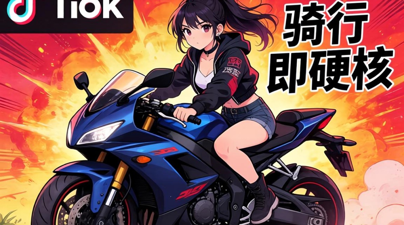 TikTok 里的摩托女内容创作技巧