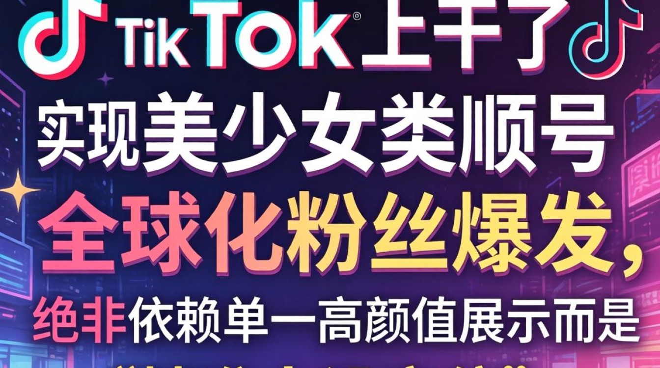 TikTok 上的美少女 全球账号粉丝增长秘籍