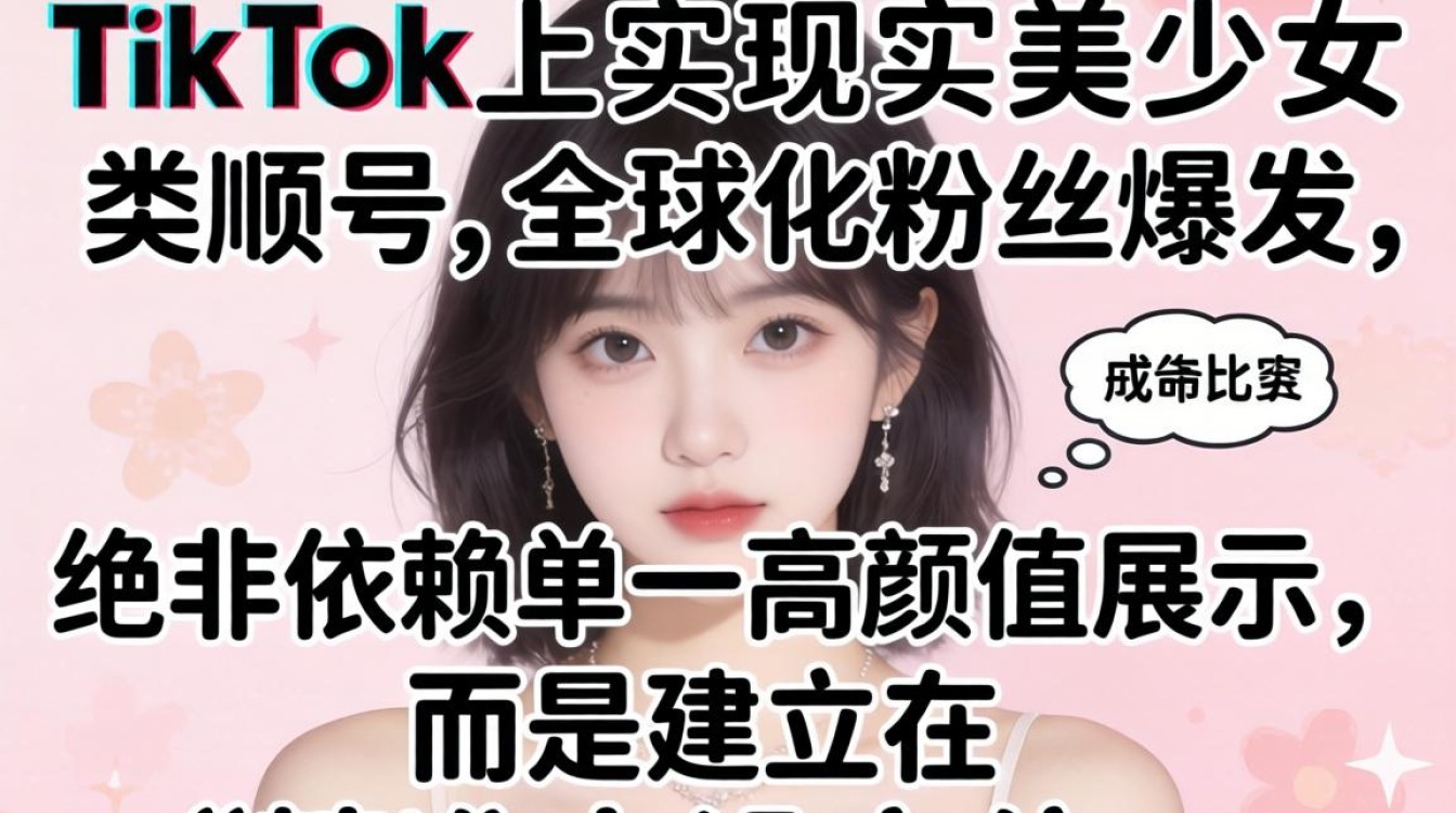 TikTok 上的美少女 全球账号粉丝增长秘籍
