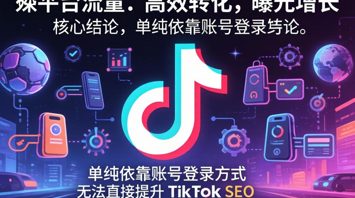 TikTok 登录方式及 SEO 优化提升曝光
