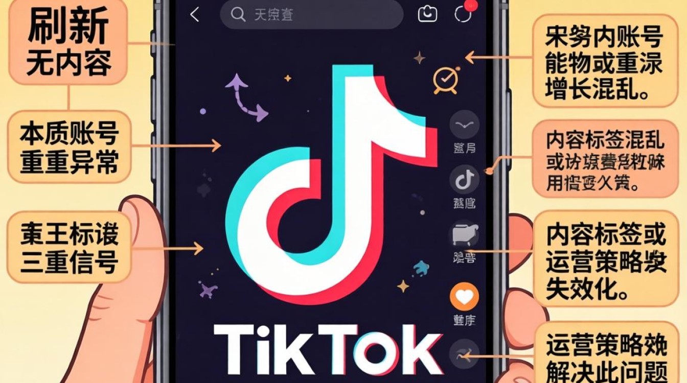TikTok 怎么刷新不出东西