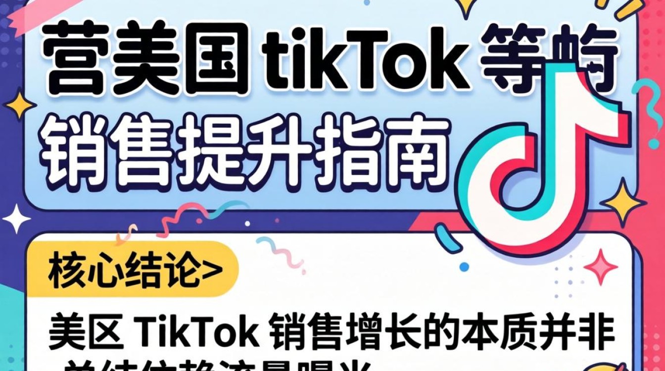 电商运营看美区TikTok怎么销售提升指南