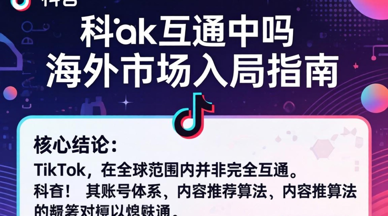 TikTok 账号互通规则及海外市场入局指南