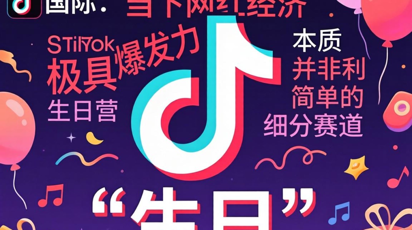 网红经济国际版TikTok生日怎么做