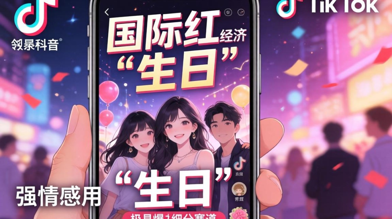 网红经济国际版TikTok生日怎么做