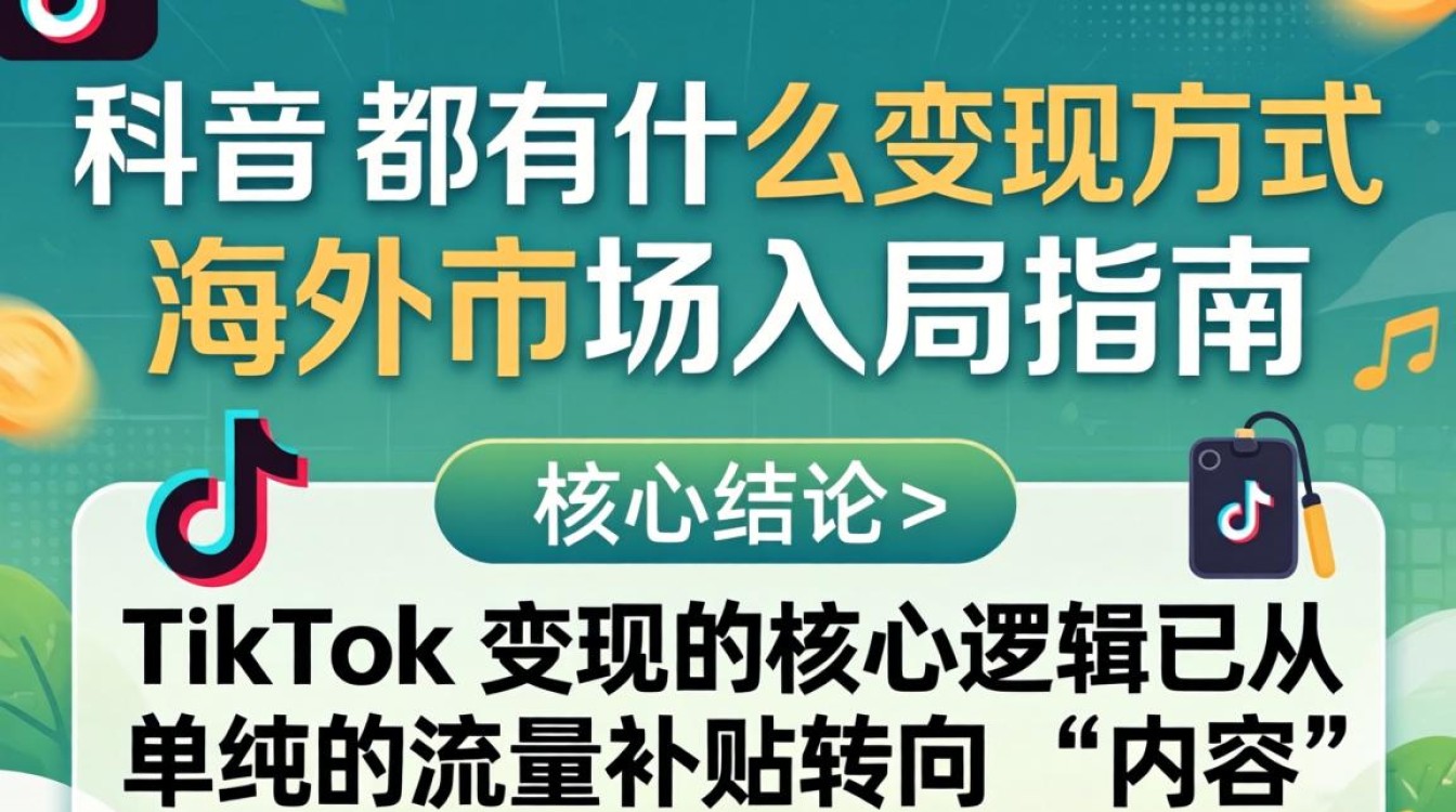 海外 TikTok 变现方式有哪些
