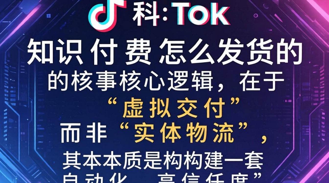 TikTok 知识付费发货流程及注意事项