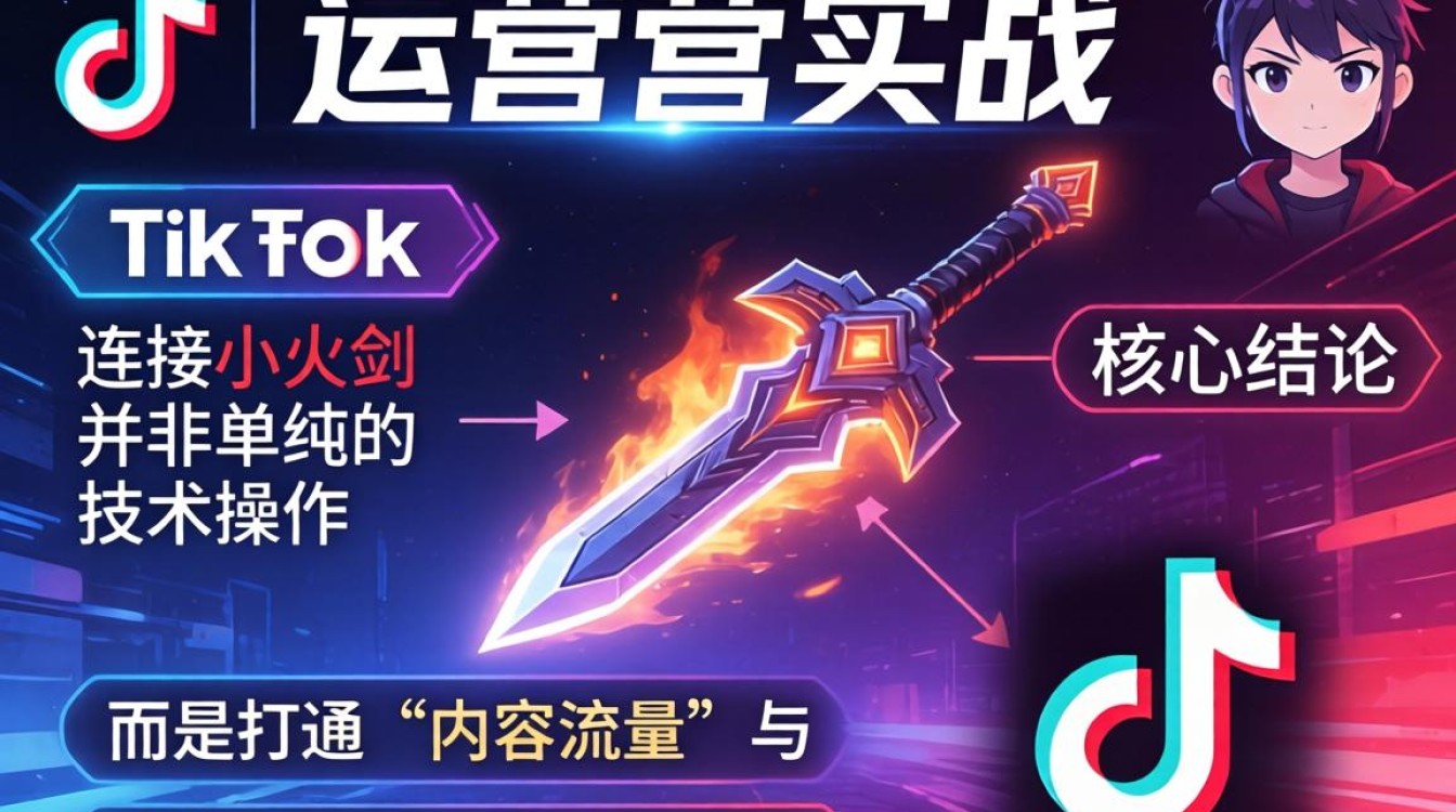 TikTok 怎么连接小火剑