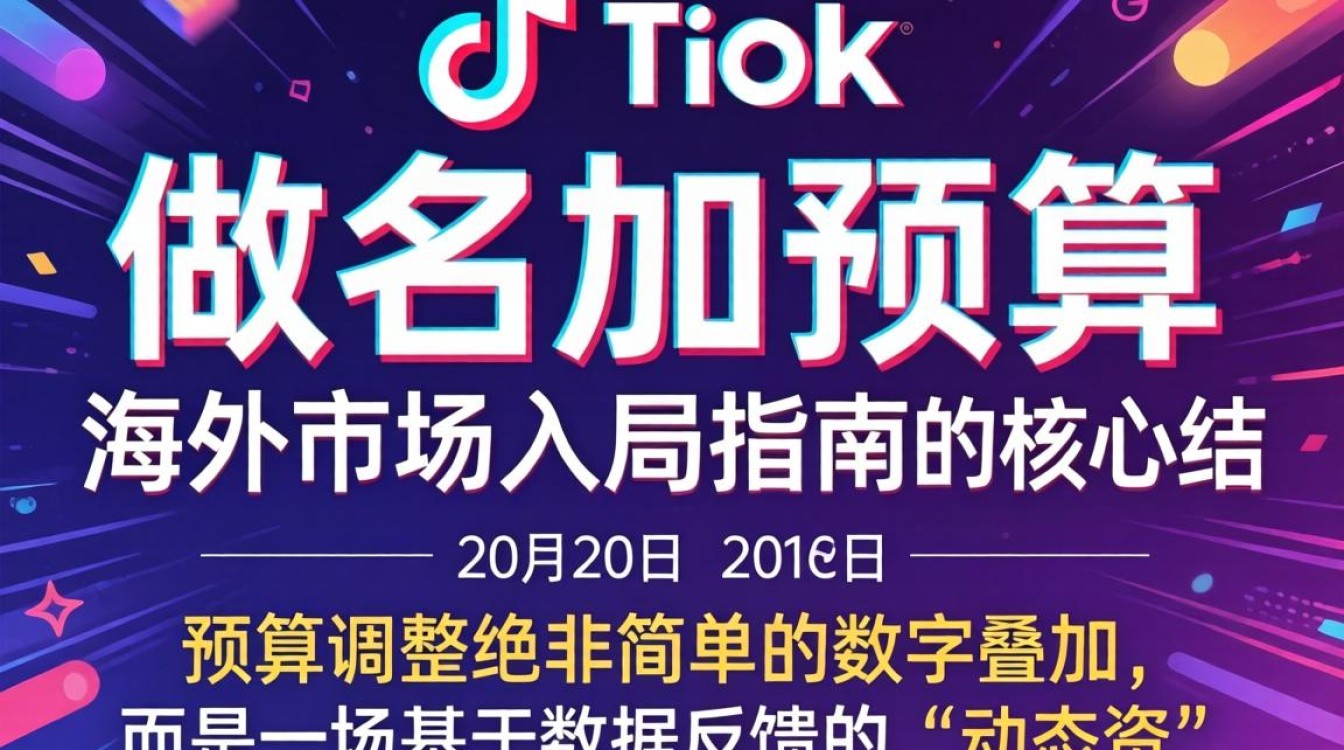 TikTok 广告预算怎么调整