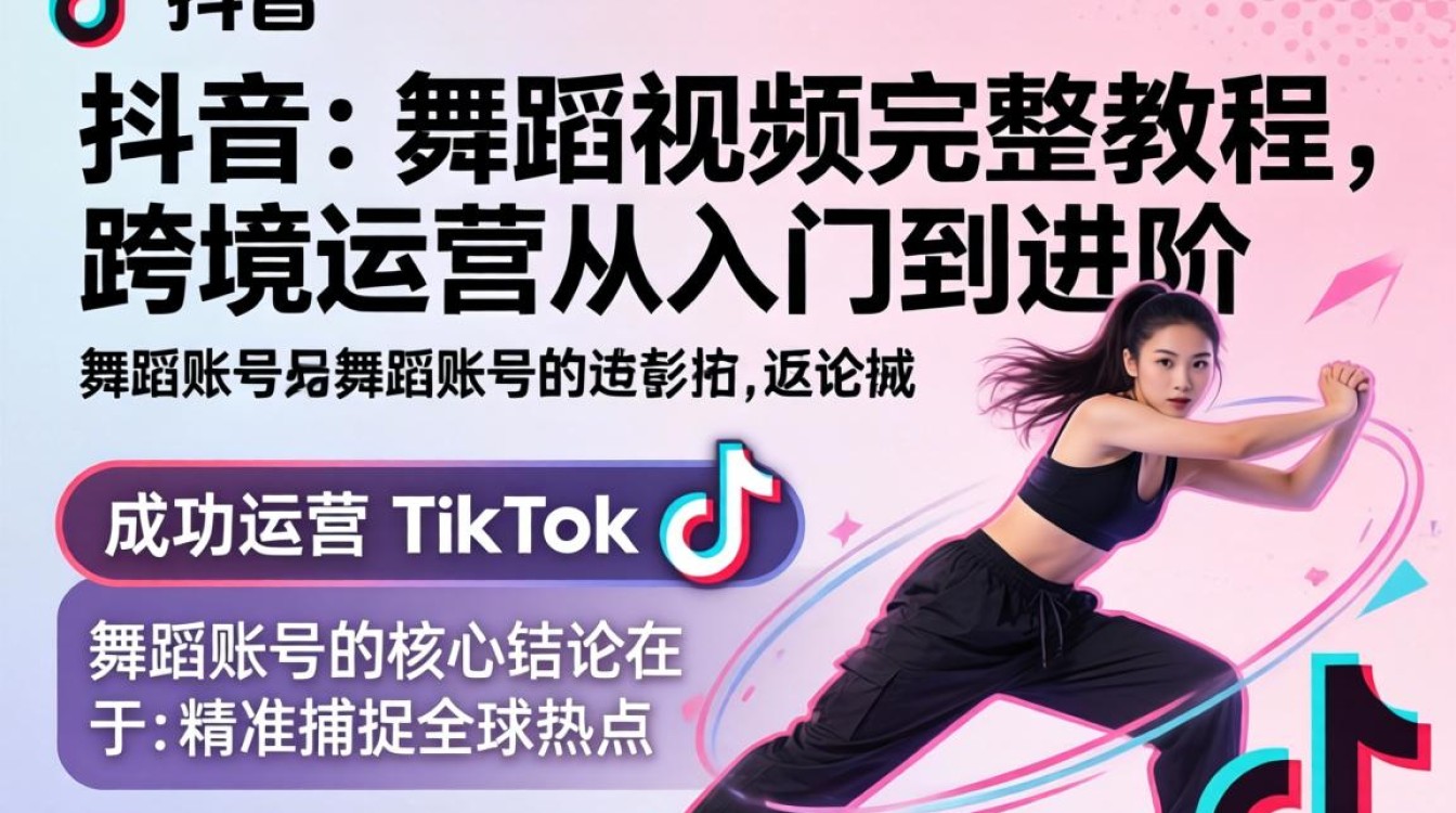 TikTok 舞蹈视频完整教程 跨境运营从入门到进阶
