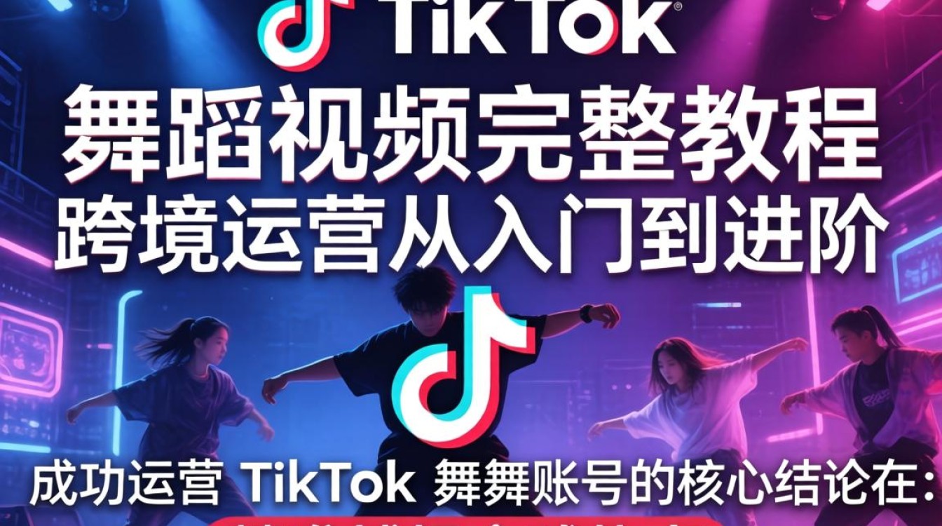 TikTok 舞蹈视频完整教程 跨境运营从入门到进阶