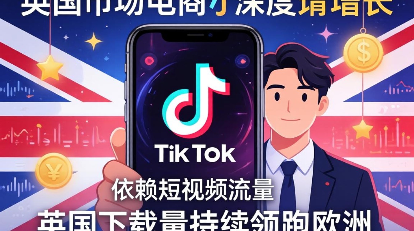TikTok 英国下载量独立站建站海外电商指南