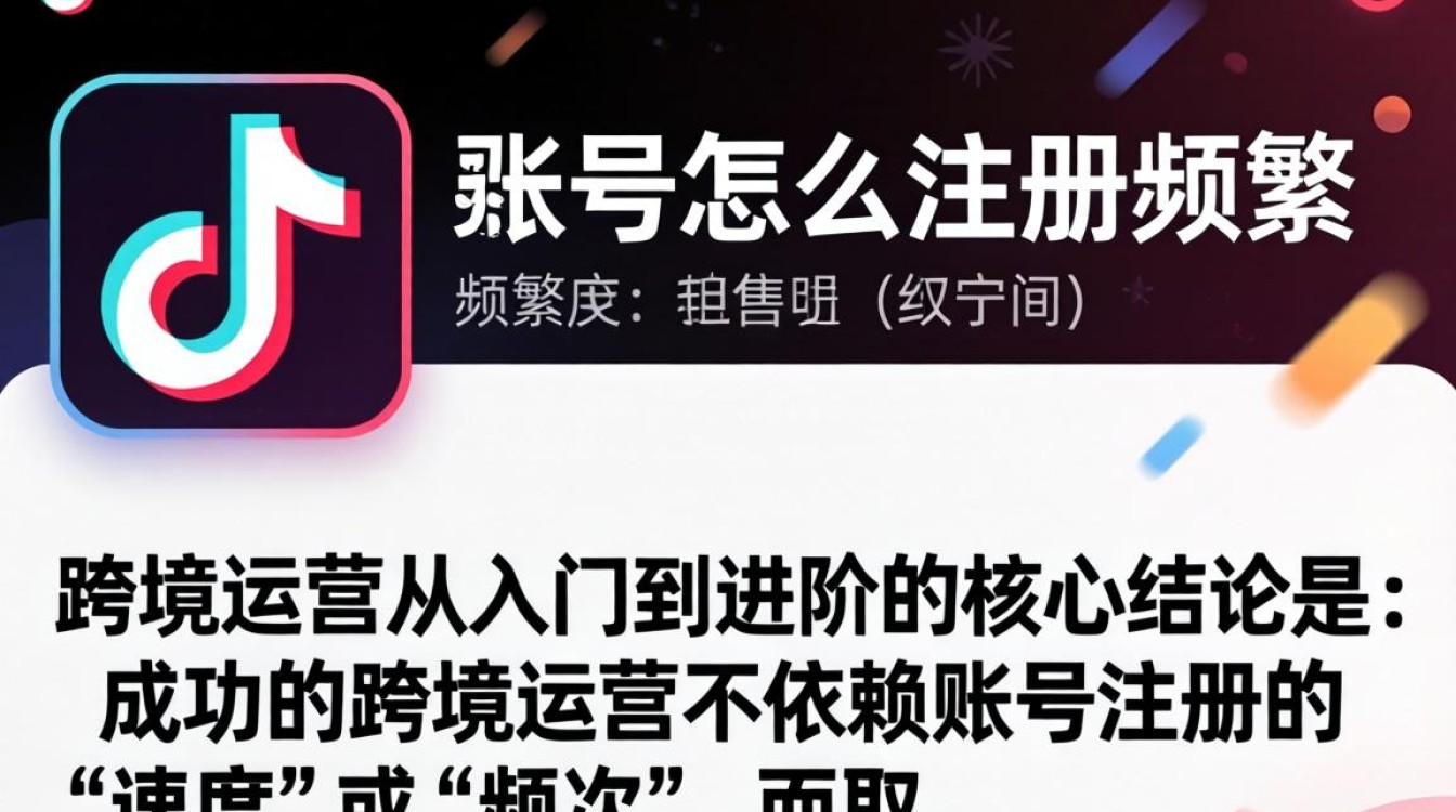 TikTok 注册失败怎么办跨境运营从入门到进阶